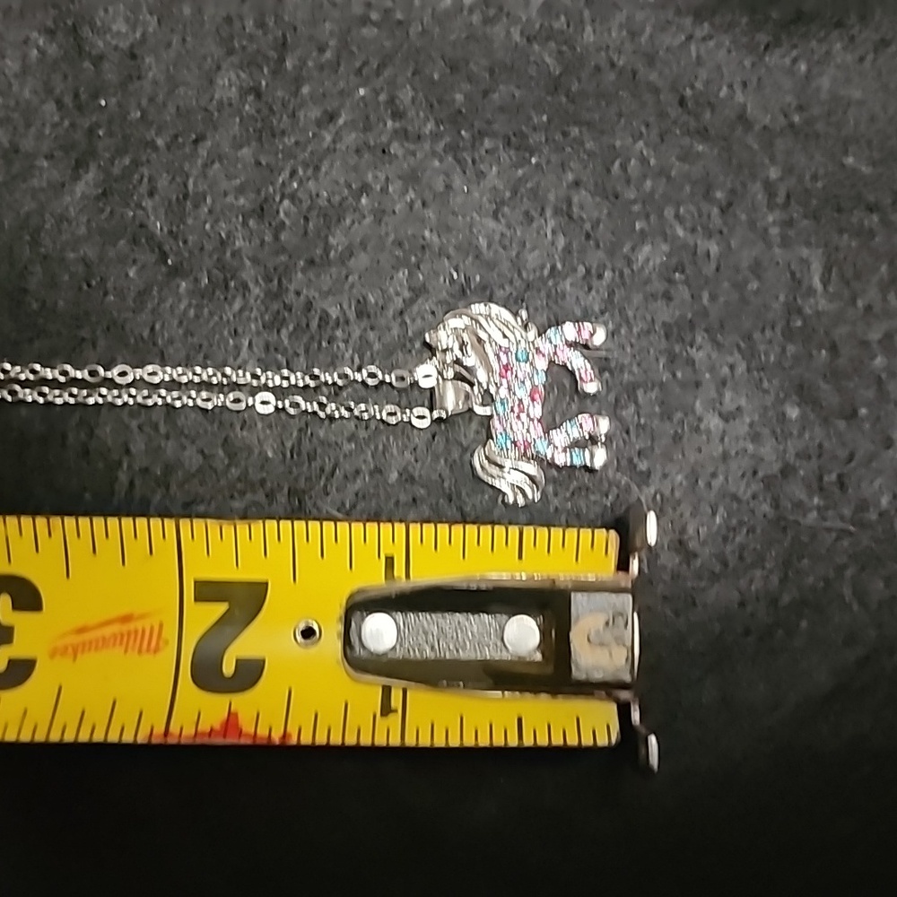 Multicolor Unicorn Necklace - Picture 2 of 5